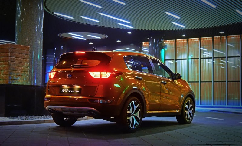 Kia Sportage 2021 ночь