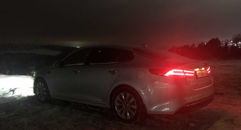 Kia Optima ночь белая