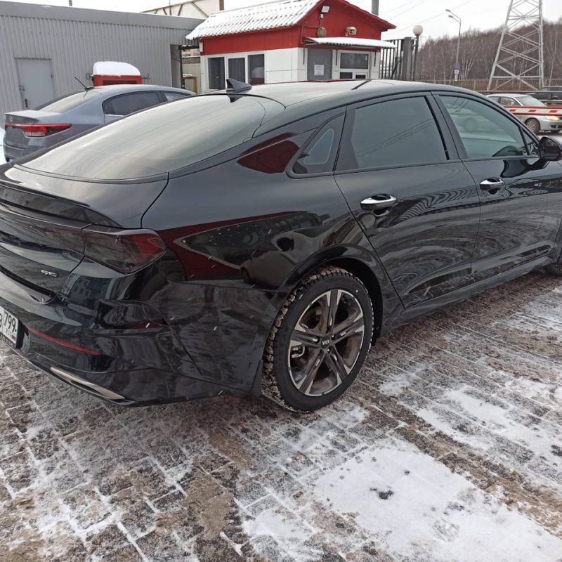 Kia Optima k5 черная антихром