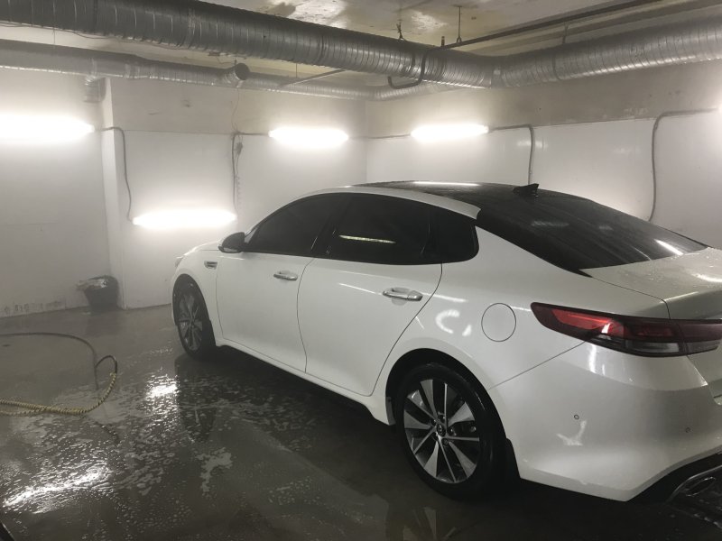 Kia Optima gt line 2017 мойка