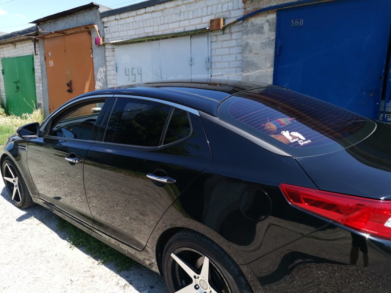 Kia k5 антихром