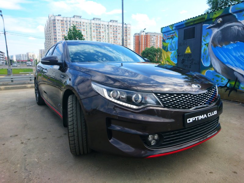 Kia Optima JF серебристая