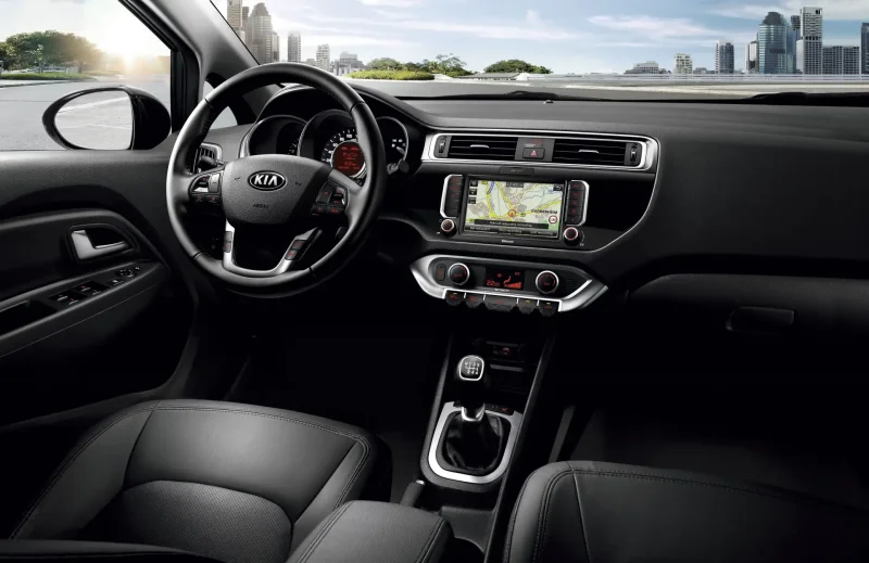 Kia Rio 2015 хэтчбек салон