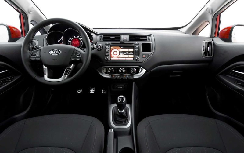 Kia Rio Hatchback 2015 салон