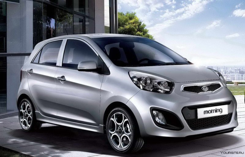 Kia Picanto 2012 желтая