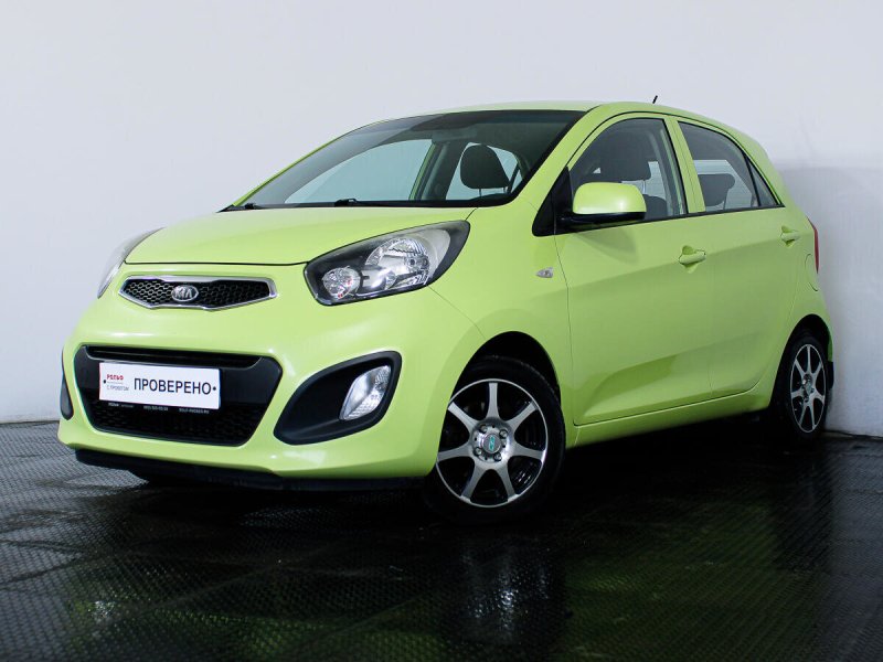 Kia Picanto 2018 голубая