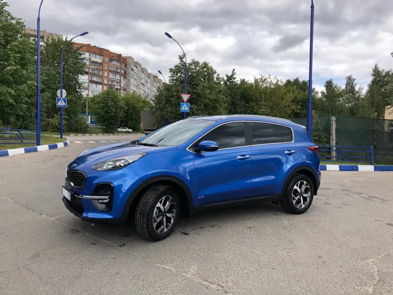 Kia Sportage 2019 синий