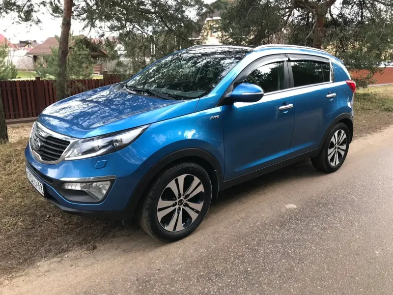 Kia Sportage 2013 голубой