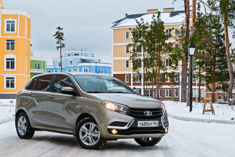 Kia Rio x line 2020 зимой