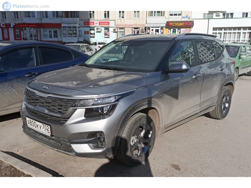 Киа Селтос темно серый