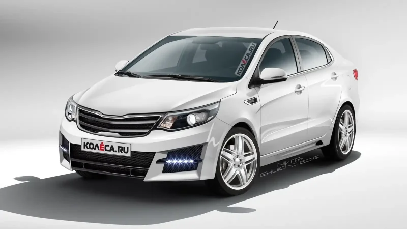 Kia Rio седан 2015 тюнинг