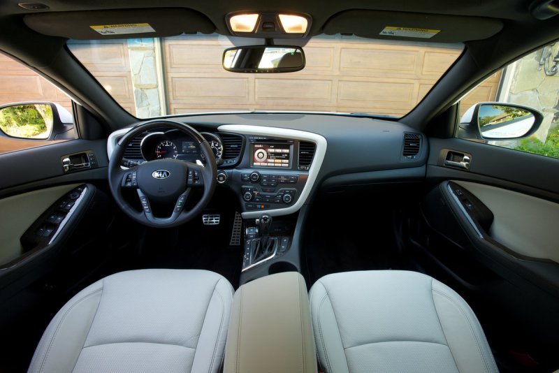 Kia Optima к5 изнутри