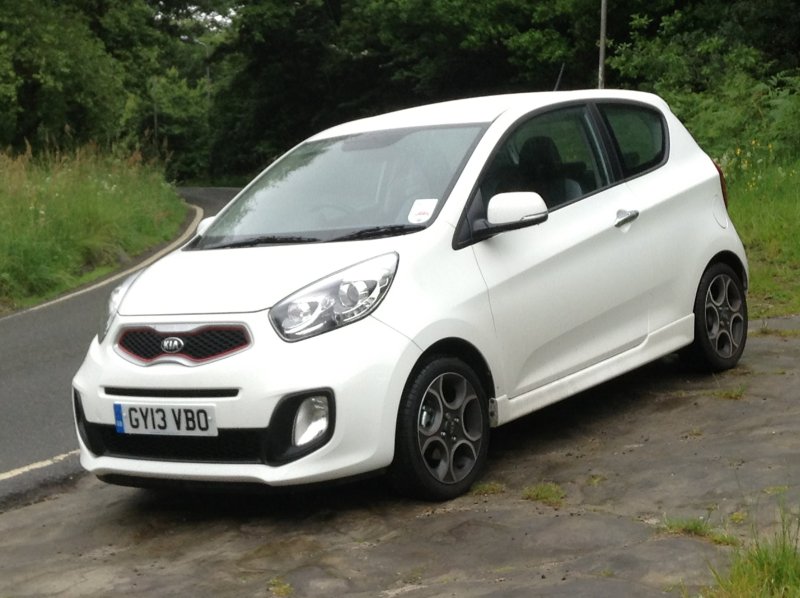 Kia Picanto 2014 белая