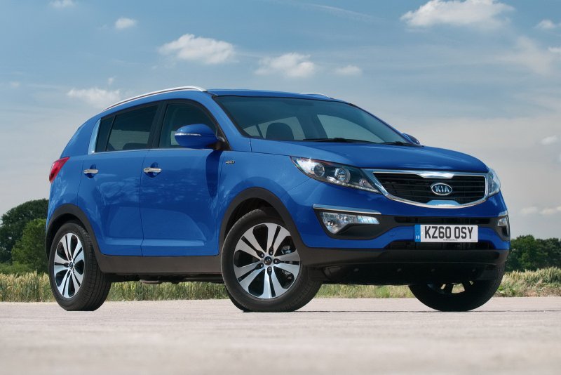 Kia Sportage 2013 голубой