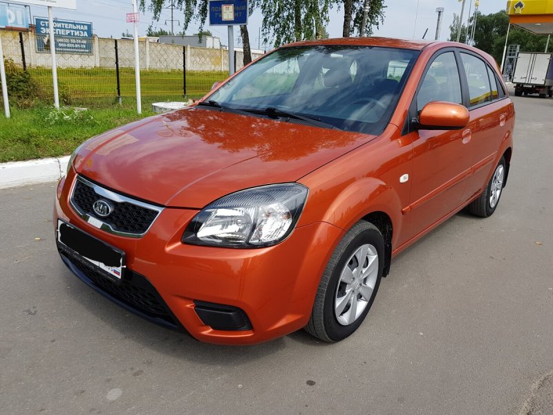Kia Rio 2021 оранжевая
