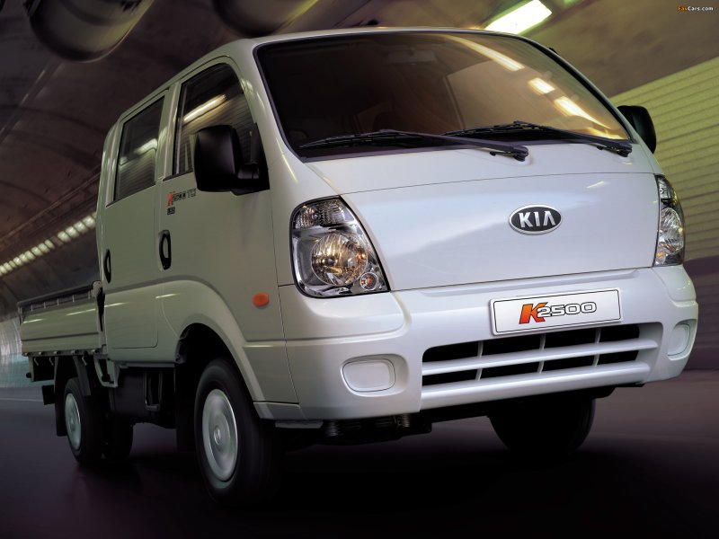 Kia k2500 Bongo на прозрачном фоне