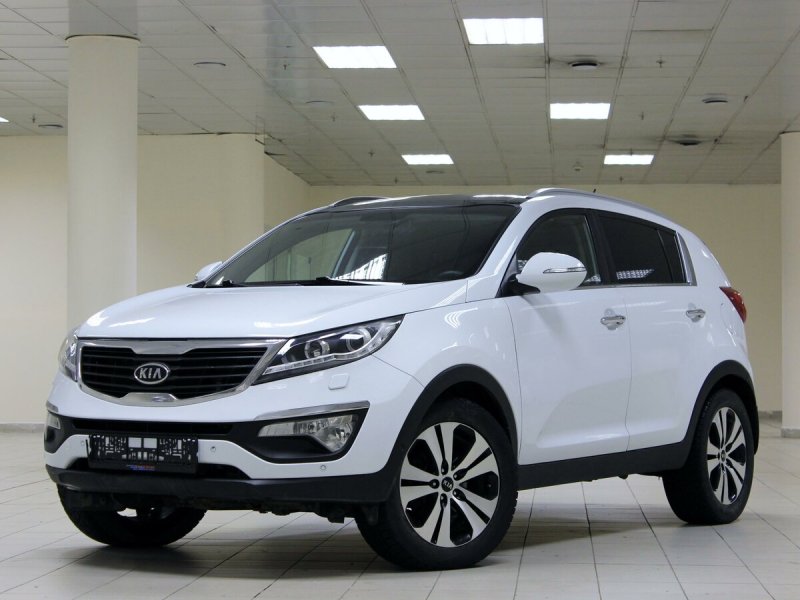 Kia Sportage 3 Рестайлинг серая