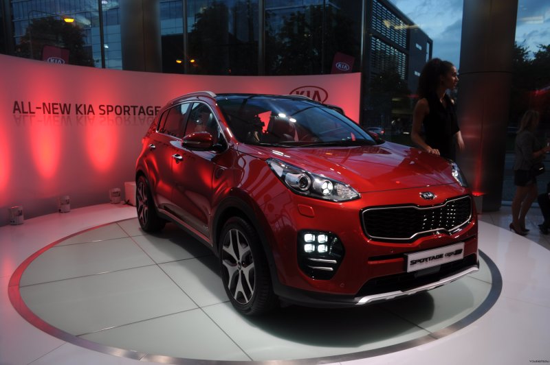 Kia Sportage 2021 красная