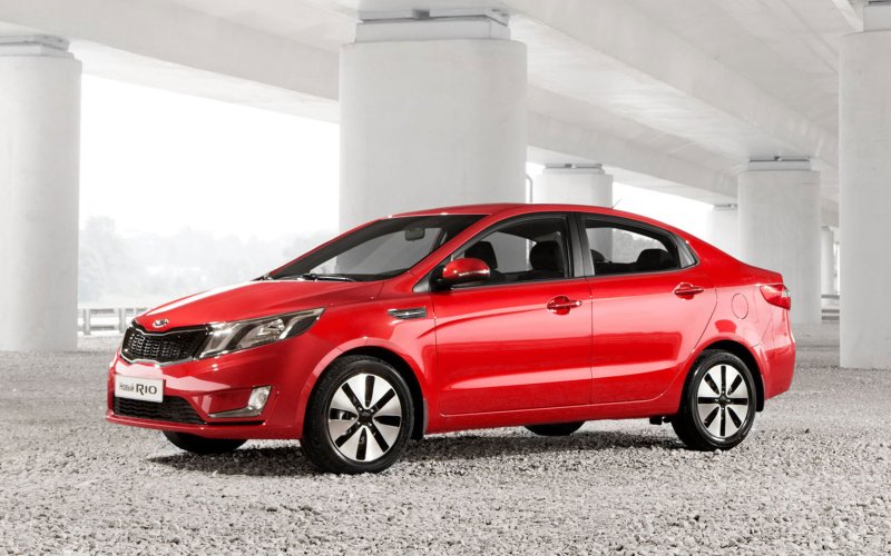 Kia Rio 2016 белая