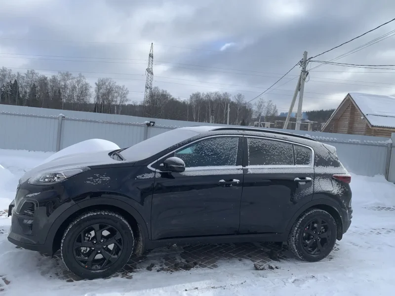 Kia Sportage 4 красная - Блэк эдишн