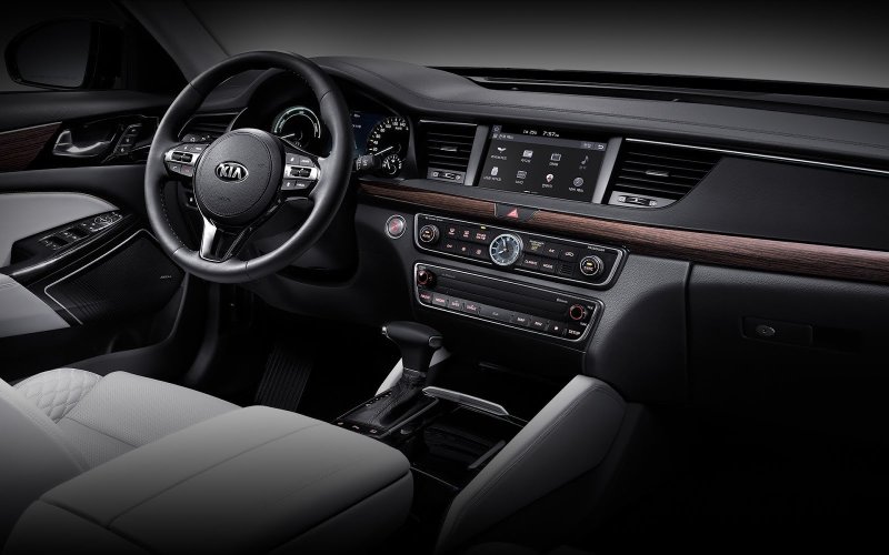 Kia k7 2017 салон