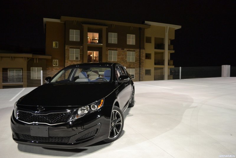Kia Optima k5 черная антихром