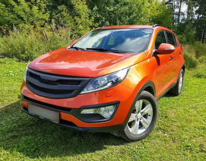 Kia Sportage 3 оранжевый