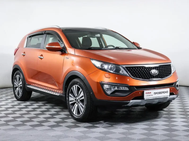 Kia Sportage 3 оранжевый