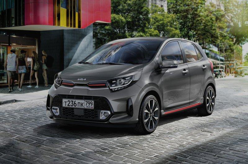 Kia Picanto оранжевая