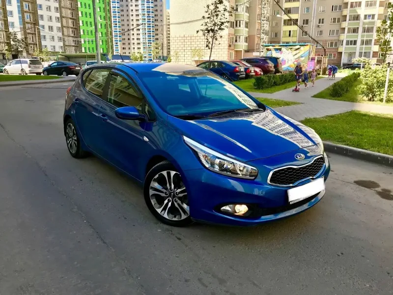 Киа Рио 2018 синий