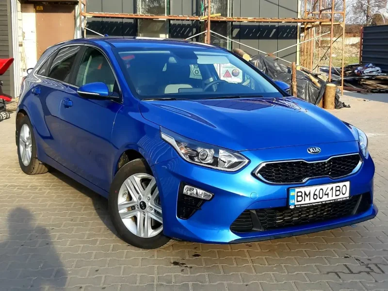 Kia Rio 2017 синий