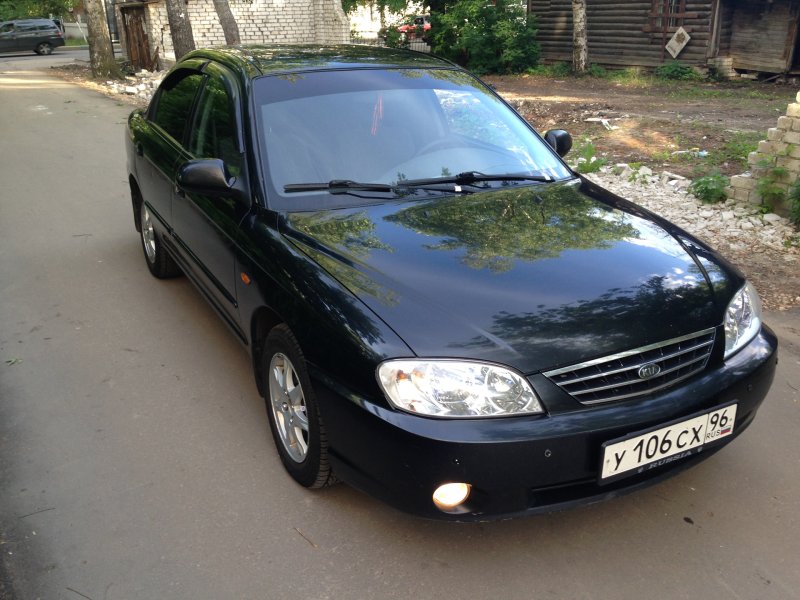 Краска черный жемчуг Kia Spectra