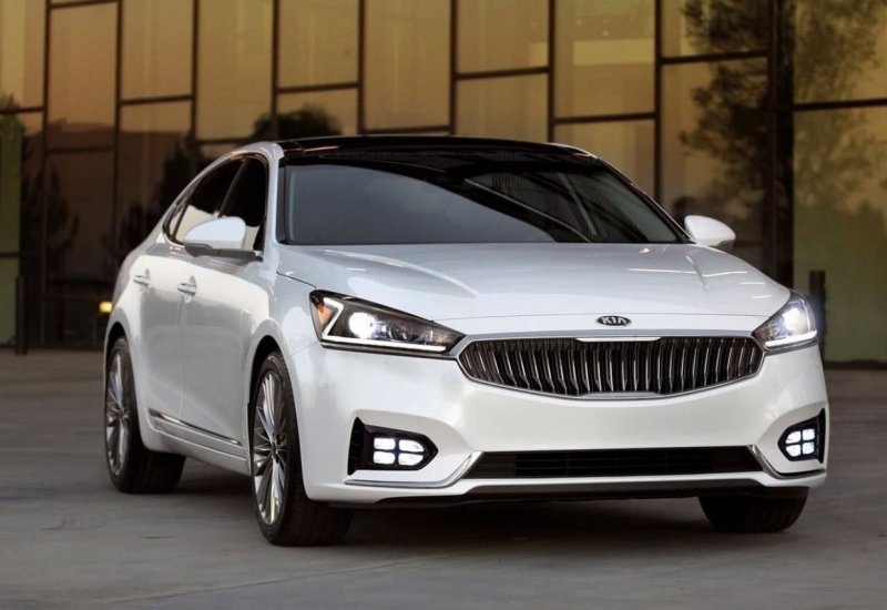 Kia Cadenza 2020 белая