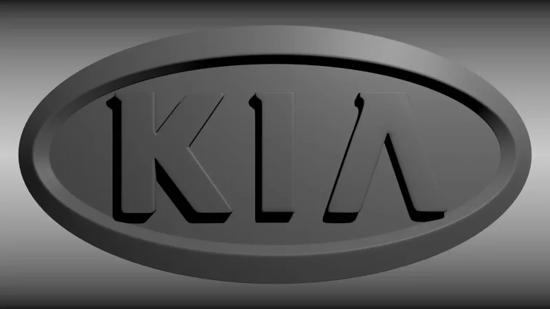 Логотип Киа черный