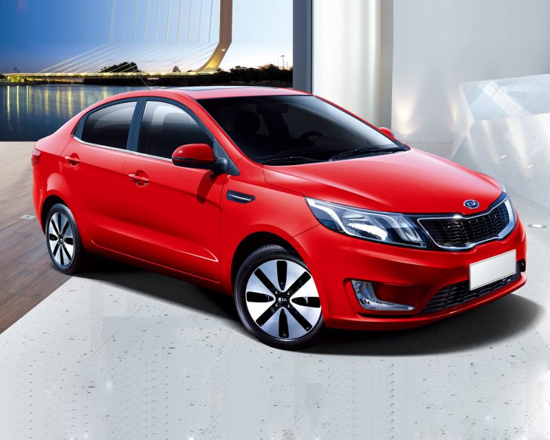 На Киа Рио Kia Rio