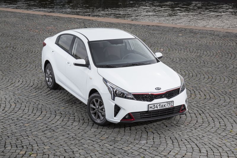 Kia Rio 2021 белая