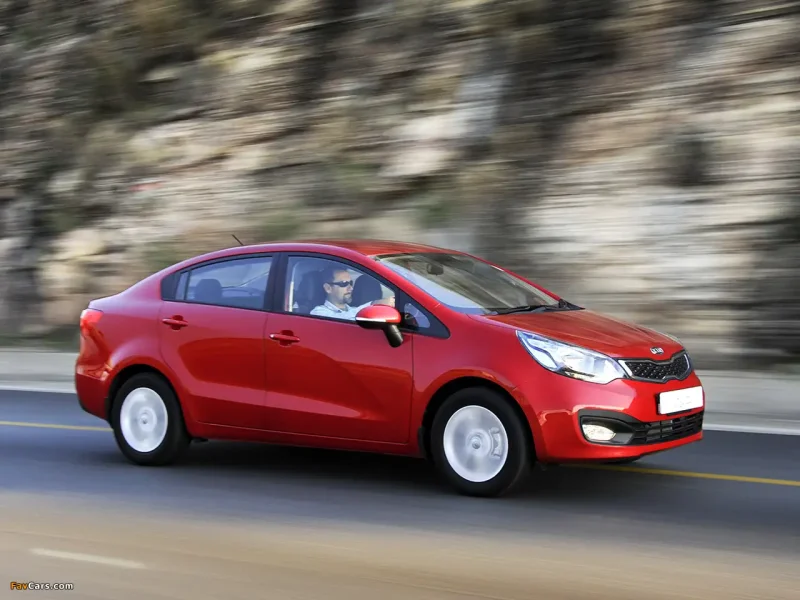 Kia Rio 2012 Silver