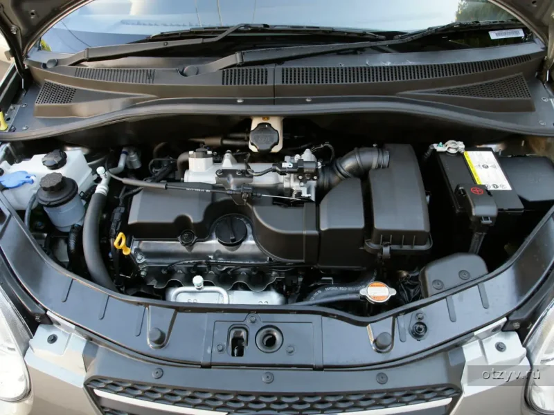 Kia Picanto 2010 под капотом