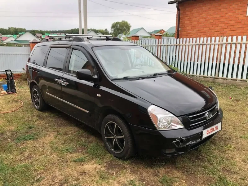 Kia Carnival 2007 чёрный