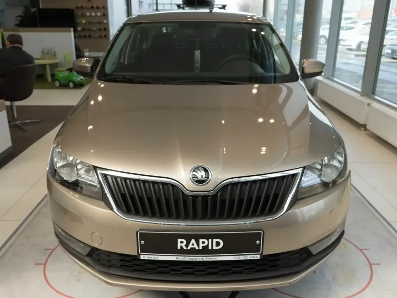 Бежевый Titanium металлик Skoda Rapid 2020