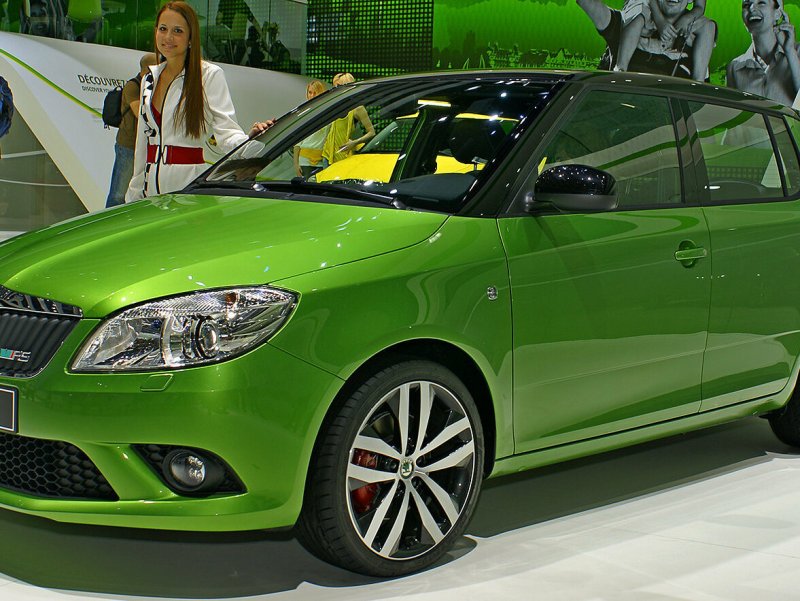 Škoda Fabia 2014 Green