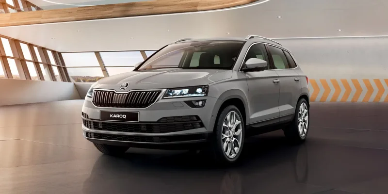 Škoda Karoq зеленый