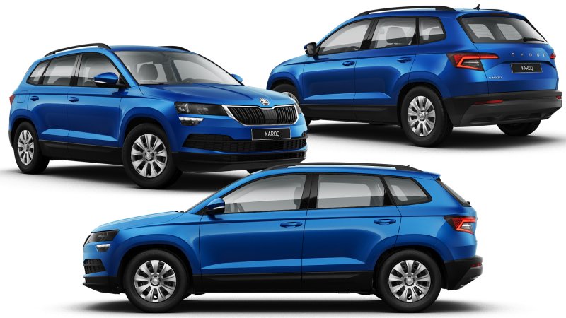 Skoda Karoq 2022 зелёный