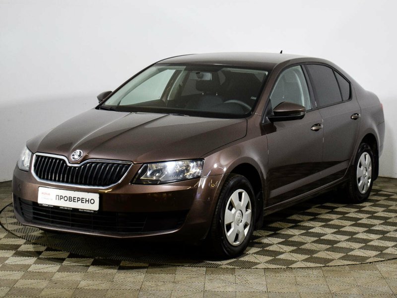 Skoda Octavia a7 коричневая