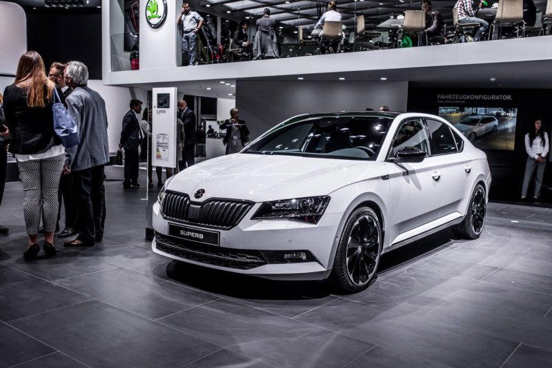 Skoda Superb b8 цвет