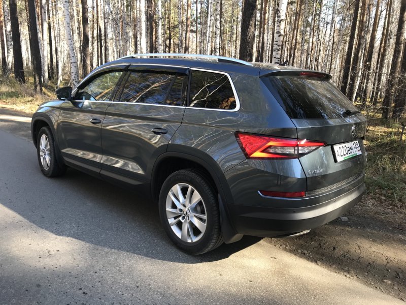 Skoda Kodiaq серый