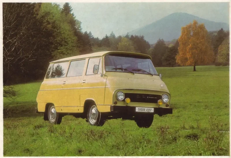 Skoda 1203 Minibus 1968 года