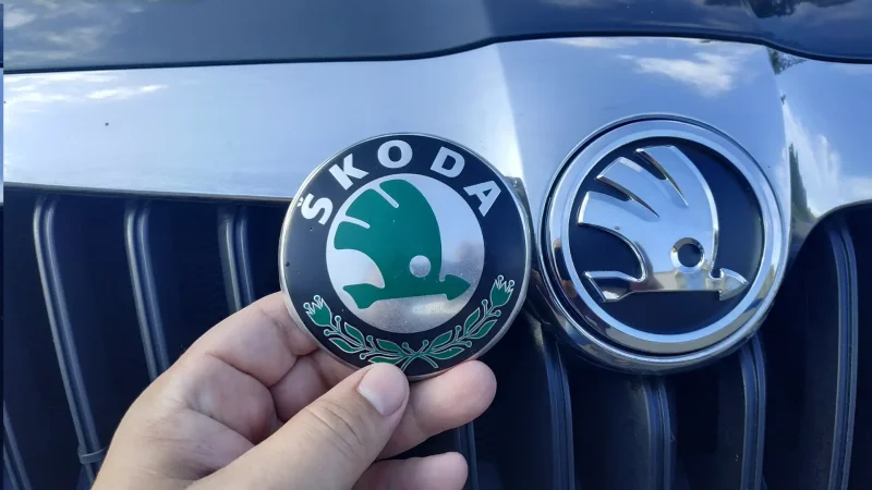 Skoda logo Evolution