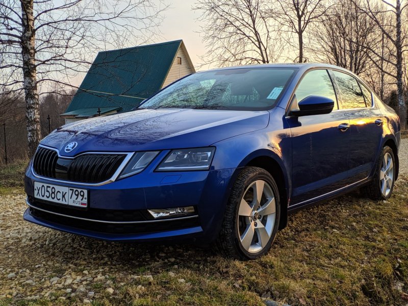 Skoda Octavia a7 Reef Blue