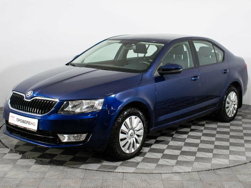 Skoda Octavia 2014 синяя